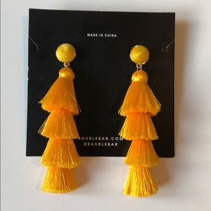 BaubleBar tassel earrings